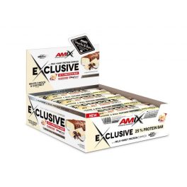   Amix Exclusive Protein Bar Box - Fehérjeszelet - fehércsoki - 12x85g