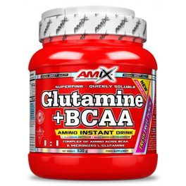 Amix Glutamin + BCAA italpor - narancs - 530g 
