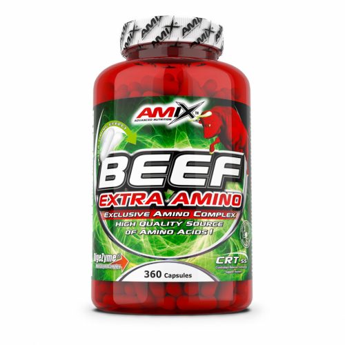 AMIX Nutrition - Beef Extra Amino 198 caps / 360 caps - 360 - Marha aminosav tabletta