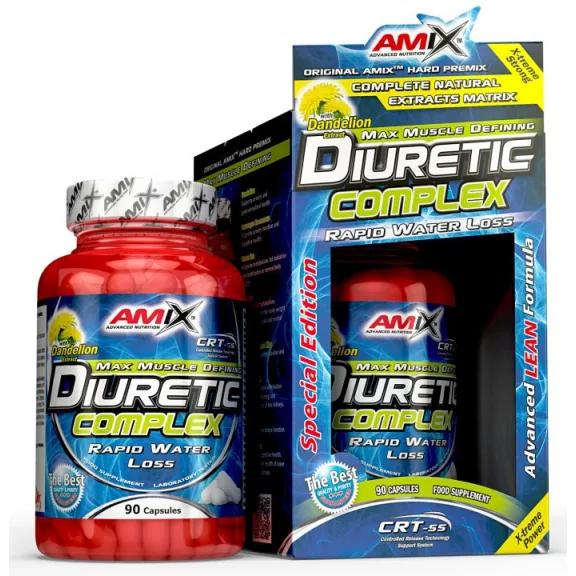 Amix Diuretic Complex - Vízháztartásszabályozó - 90 kapszula Amix Diuretic Complex - Vízháztartásszabályozó - 90 kapszula