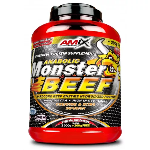 Amix Anabolic Monster BEEF 90% Protein - Marhafehérje - vanilia-lime - 2200g