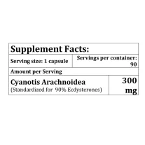   Amix Beta-Ecdyx Pure - Tesztoszteronszint fokozó - 90 kapszula