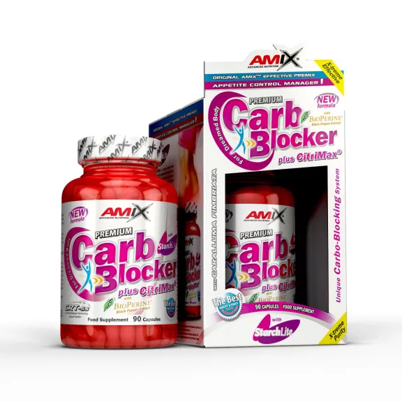 Amix Carb Blocker Étvágycsökkentő - 90 kapszula Amix Carb Blocker Étvágycsökkentő - 90 kapszula
