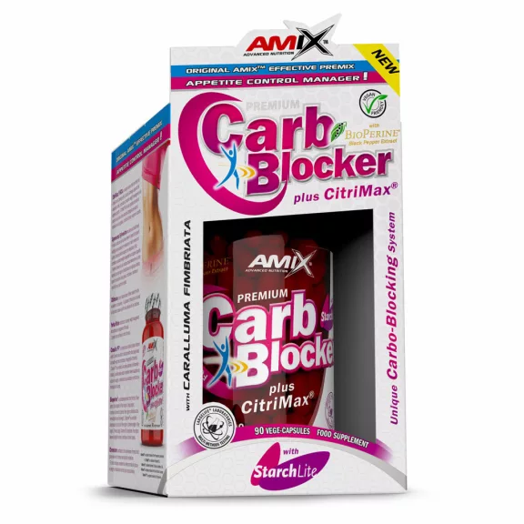 Amix Carb Blocker Étvágycsökkentő - 90 kapszula Amix Carb Blocker Étvágycsökkentő - 90 kapszula