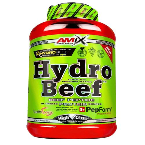 AMIX Nutrition - Hydro Beef Protein High Class Proteins 1000g Peanut Chocolate Caramel - Marhafehérje, mogyoró-csoki-karamell