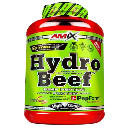 Amix Hydro Beef Protein - Marhafehérje - kávé-csoki - 1000g
