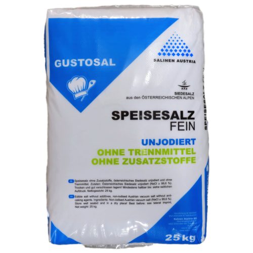 Salinen Adalékanyag mentes gyógysó 25kg Bio Gustosal