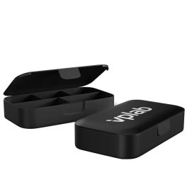 Vplab - pillbox black - kapszulatartó
