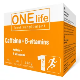 ONE LIFE Koffein+B-vitaminok 90 db kapszula