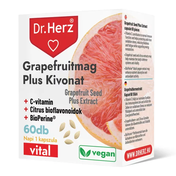 DR Herz Grapefruitmag Plus kivonat 60 db KAPSZULA DR Herz Grapefruitmag Plus kivonat 60 db KAPSZULA