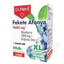   Dr Herz Fekete Áfonya 1000mg + Szerves Cink kapszula 90 db XL