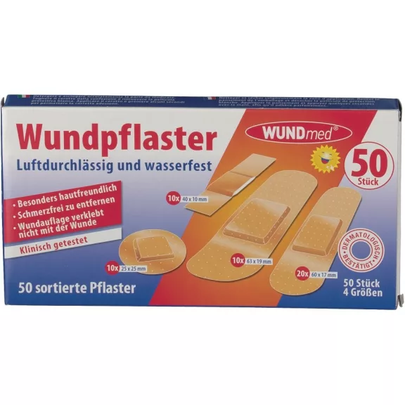 Wundmed Sebtapasz 50db 4 méretben Wundmed Sebtapasz 50db 4 méretben