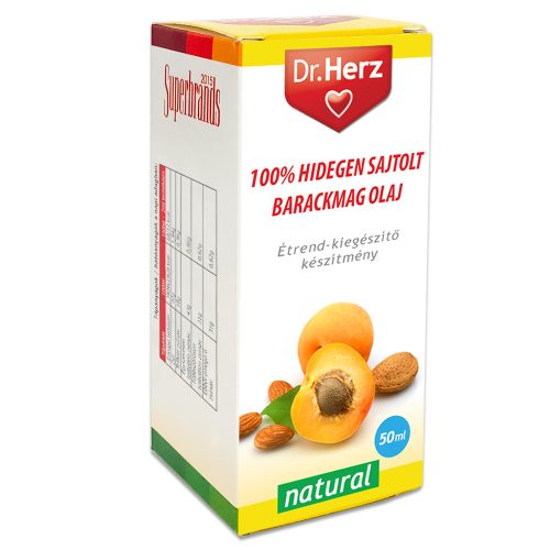 Dr Herz Barackmag olaj 100% hidegen sajtolt 50ml