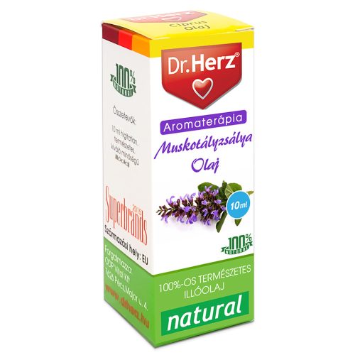 Dr Herz Muskotályzsálya illóolaj 10ml