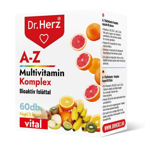 Dr Herz A-Z Multivitamin Komplex kapszula 60db DOBOZOS