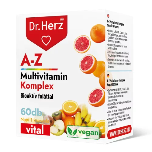 Dr Herz A-Z Multivitamin Komplex kapszula 60db 