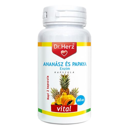 Dr Herz Ananász Papaya kapszula 60 db 