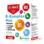 Dr Herz B-Komplex Max+C-vitamin+Inozitol+Szerves Cink kapszula 60 db