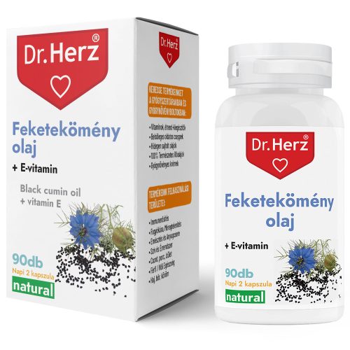 Dr Herz Feketekömény olaj 500mg lágyzselatin kapszula 90db