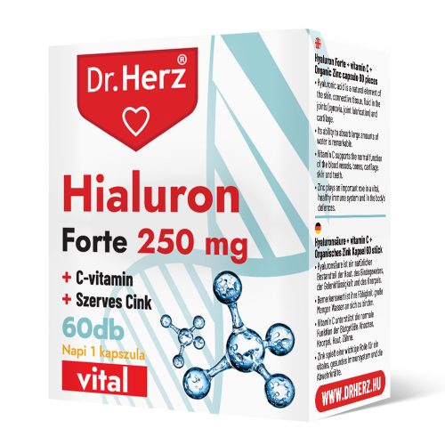 Dr Herz Hialuron Forte 250 mg kapszula 60 db DOBOZOS