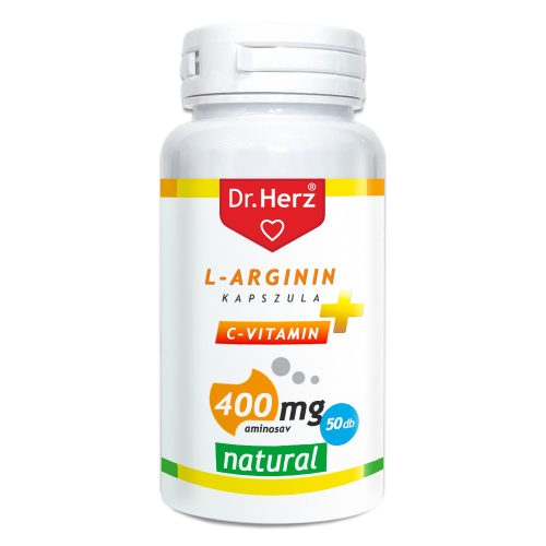 Dr Herz L-Arginin+C-vitamin 400 mg kapszula 50 db 