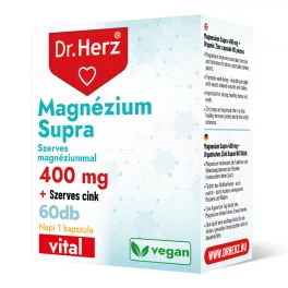   Dr Herz Magnézium Supra 400 mg + Szerves Cink kapszula 60 db 