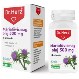 Dr Herz Máriatövismag Olaj 500 mg kapszula 60 db 