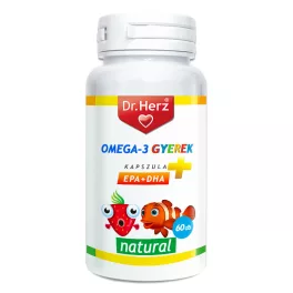 Dr Herz Omega-3 Gyerek lágyzselatin kapszula 60 db