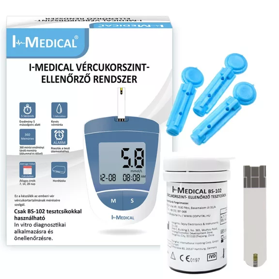 I-Medical vércukorszint mérő szett I-Medical vércukorszint mérő szett