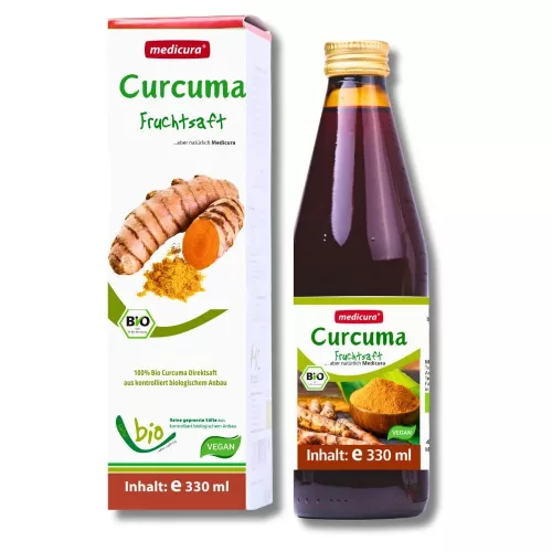 Medicura Kurkuma 100% zöldséglé 330ml