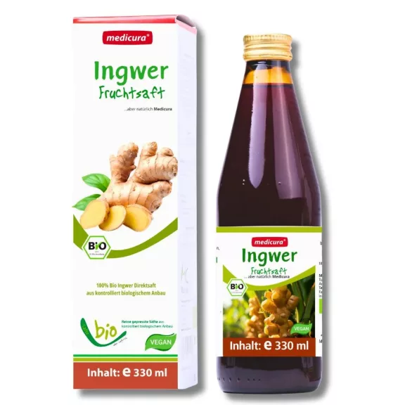 Medicura Gyömbér 100% Bio zöldséglé 330 ml Medicura Gyömbér 100% Bio zöldséglé 330 ml