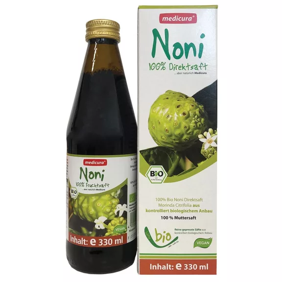 Medicura Noni 100% Bio gyümölcslé 330ml Medicura Noni 100% Bio gyümölcslé 330ml