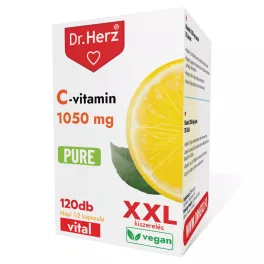 Dr Herz C-vitamin 1050 mg PURE kapszula 120 db DOBOZOS XXL