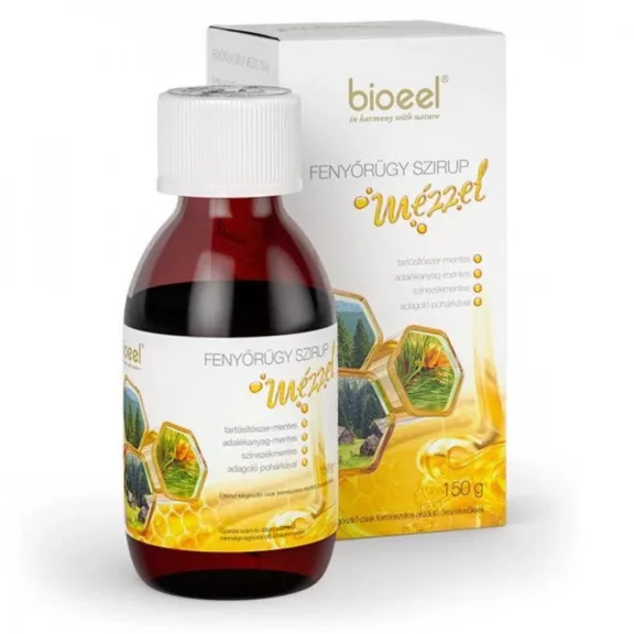 Bioeel fenyőrügy szirup mézzel 150g Bioeel fenyőrügy szirup mézzel 150g