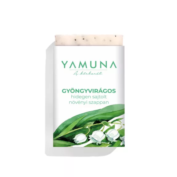 Yamuna hidegen sajtolt gyöngyvirág szappan 3/4 Yamuna hidegen sajtolt gyöngyvirág szappan 3/4