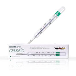   Lázmérő  lerázóval / Higanymentes / Geratherm /EP kártyára adható/