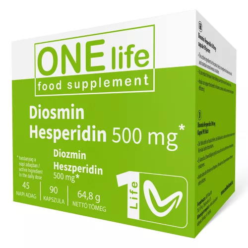 ONE LIFE Diozmin-Heszperidin 90 db kapszula