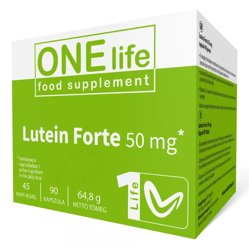 ONE LIFE Lutein Forte 50 mg 90 db kapszula