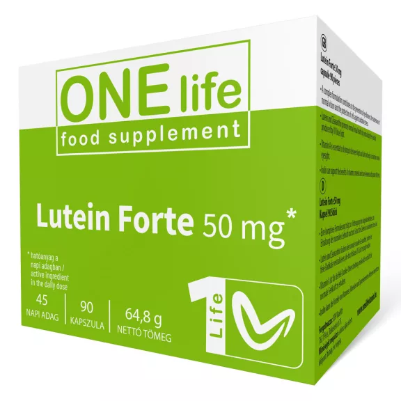 ONE LIFE Lutein Forte 50 mg 90 db kapszula ONE LIFE Lutein Forte 50 mg 90 db kapszula